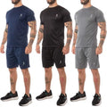 Kit 5 Camiseta + 5 Bermuda Masculina GYMMAX
