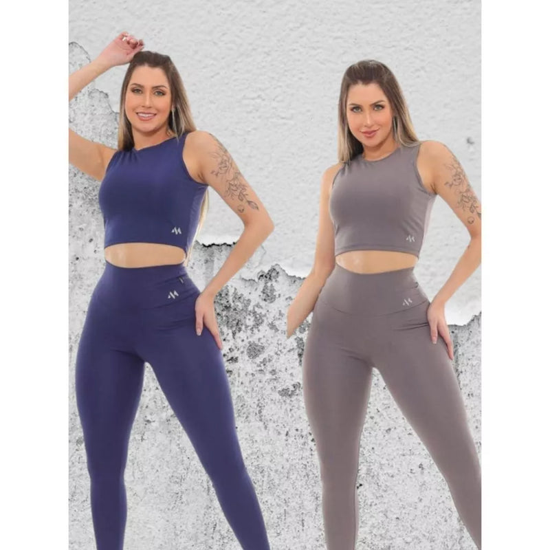 KIT C/ 2 Conjunto GymMax Academia