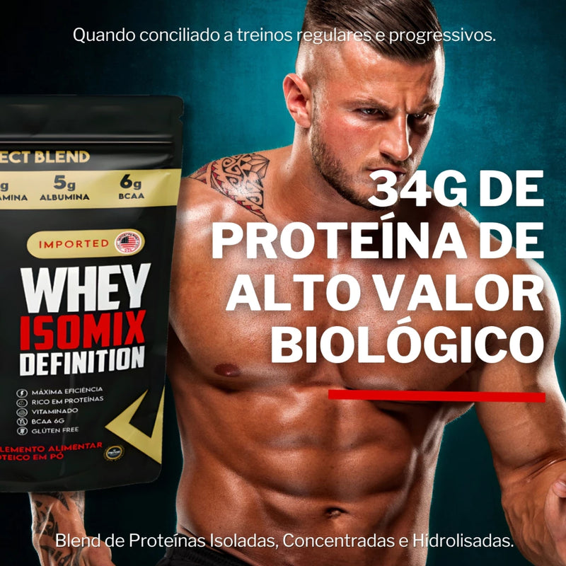 Kit Whey Protein Sache 1kg + Creatina 300g + Pré Treino Inductor + Bcaa