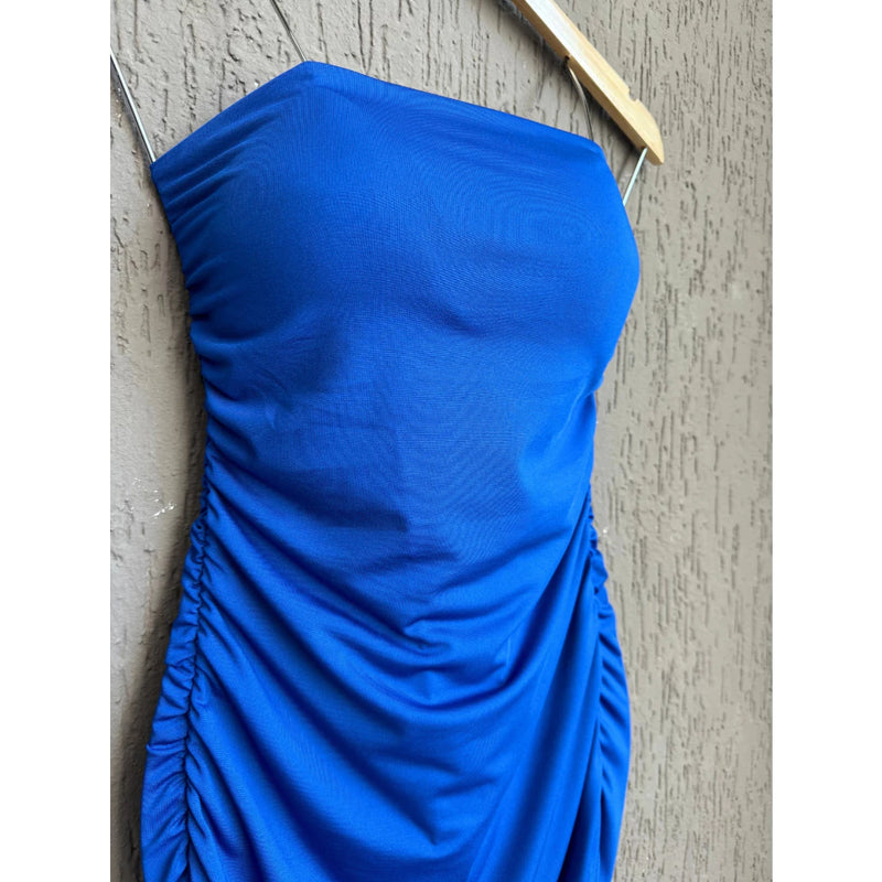 Vestido Midi Tomara Que Caia - Franzido nas Laterais Moda Gringa