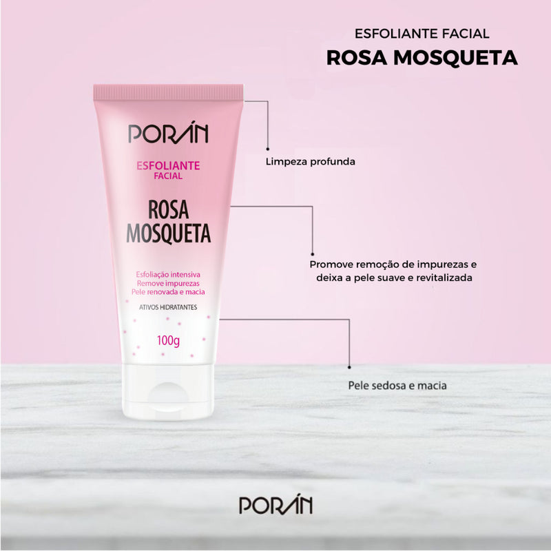 Kit skin care limpeza de pele rosa mosqueta