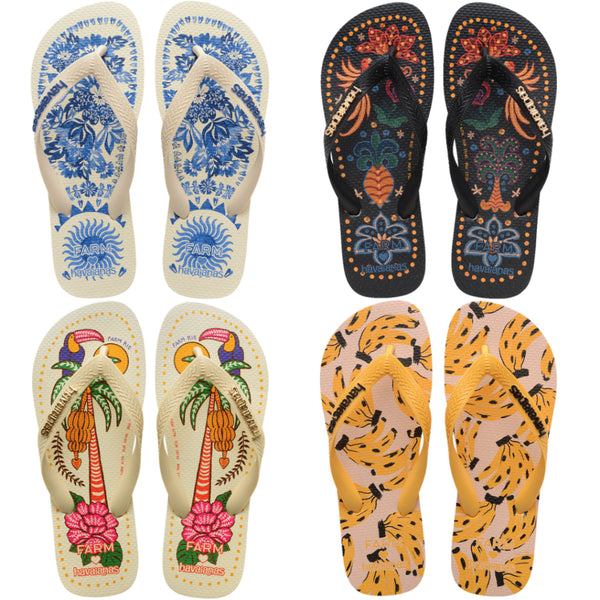 Kit 2 Pares Chinelo Havaianas Farm Tropical Vibes - Promoção